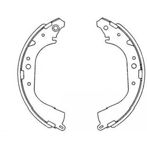 Kit de zapatas KAVO PARTS KBS-9901 Kit de zapatas KAVO PARTS KBS-9901
