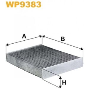 Filtro, aire habitáculo WIX FILTERS WP9383 Filtro, aire habitáculo WIX FILTERS WP9383