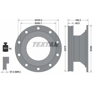 TEXTAR - 93308800 - 375x45 - Ventilado - Disco de Frenos TEXTAR - 93308800 - 375x45 - Ventilado - Disco de Frenos