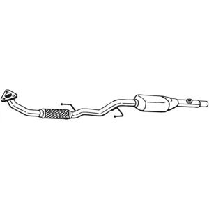 Bosal Convertidor catalítico 090-151 - Euro 4, VW/SEAT/SKODA Bosal Convertidor catalítico 090-151 - Euro 4, VW/SEAT/SKODA
