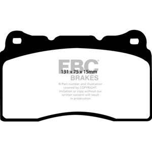 Juego de pastillas EBC Brakes DP41210R Juego de pastillas EBC Brakes DP41210R