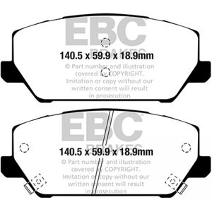 Juego de pastillas EBC Brakes DP42343R Juego de pastillas EBC Brakes DP42343R