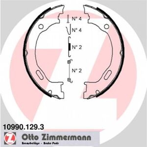 Juego de zapatas, freno de estacionamiento ZIMMERMANN 10990.129.3 Juego de zapatas, freno de estacionamiento ZIMMERMANN 10990.129.3
