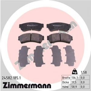 Juego de pastillas ZIMMERMANN 24582.185.1 Juego de pastillas ZIMMERMANN 24582.185.1
