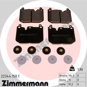 Juego de pastillas ZIMMERMANN 22344.150.1 Juego de pastillas ZIMMERMANN 22344.150.1