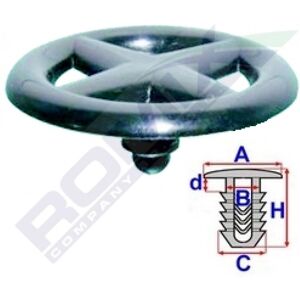 Clip ROMIX B22125 para Nissan - Juego de 10 Clip ROMIX B22125 para Nissan - Juego de 10