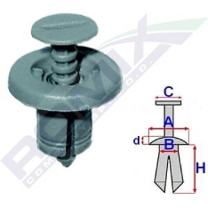 Abrazadera ROMIX C50248 - Compatible con vehículos Renault Abrazadera ROMIX C50248 - Compatible con vehículos Renault