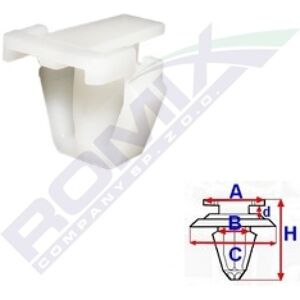 ROMIX C60567 - Clips y sujetadores ROMIX C60567 - Clips y sujetadores