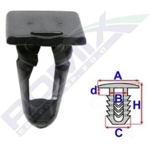 Clip de cable ROMIX ROM A14929 - Gestión de cables Clip de cable ROMIX ROM A14929 - Gestión de cables