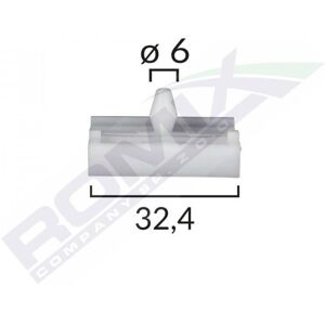 Clips de coche ROMIX C30110 - 10 piezas para BMW E90/E91 Clips de coche ROMIX C30110 - 10 piezas para BMW E90/E91