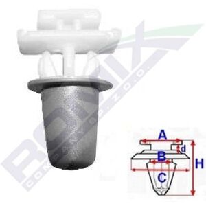ROMIX ROM C60132 Protección/Clips/Botones - Protección para motor, 10 piezas ROMIX ROM C60132 Protección/Clips/Botones - Protección para motor, 10 piezas