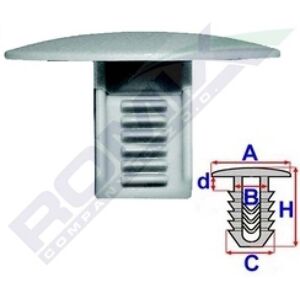 ROMIX C60112 Clips - Juego de 10 para VW y Seat ROMIX C60112 Clips - Juego de 10 para VW y Seat