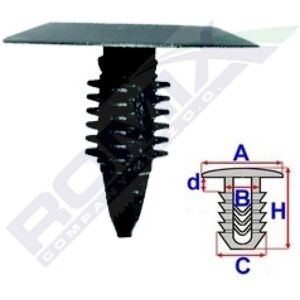 ROMIX ROM B22037 Protección/Clips - Protección de motor, 10 piezas ROMIX ROM B22037 Protección/Clips - Protección de motor, 10 piezas