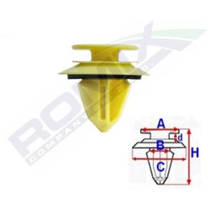 ROMIX ROM C70308 Clip - Clip universal para paneles ROMIX ROM C70308 Clip - Clip universal para paneles