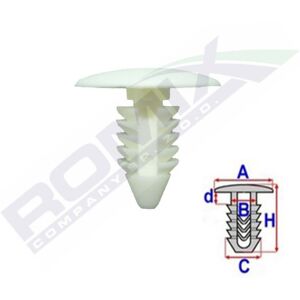 ROMIX ROM C70180 - Clips para revestimientos y molduras ROMIX ROM C70180 - Clips para revestimientos y molduras