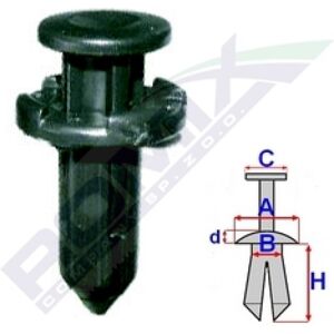 ROMIX B25686 - Fijación de moldura de coche - Fácil de instalar ROMIX B25686 - Fijación de moldura de coche - Fácil de instalar