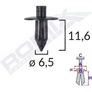 ROMIX ROM B21003 Protección/Clips - 10 piezas ROMIX ROM B21003 Protección/Clips - 10 piezas