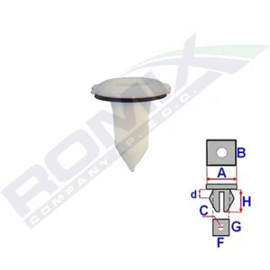 ROMIX C70128 - Soporte para parachoques ROMIX C70128 - Soporte para parachoques