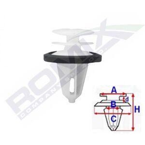 ROMIX ROM C70304 Clips - Sujetador para revestimiento interior ROMIX ROM C70304 Clips - Sujetador para revestimiento interior