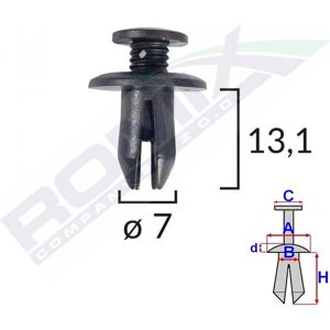 ROMIX ROM B22044 - Protección y componentes de fijación ROMIX ROM B22044 - Protección y componentes de fijación