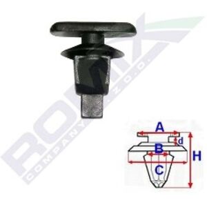ROMIX ROM C60570 - Clips de tapicería ROMIX ROM C60570 - Clips de tapicería
