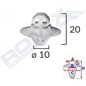 Clips Romix C60394 - 10 piezas Clips Romix C60394 - 10 piezas