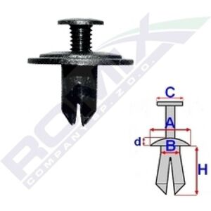 ROMIX ROM B14698 Clips y sujetadores - Clips y sujetadores ROMIX ROM B14698 Clips y sujetadores - Clips y sujetadores