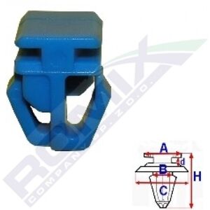 ROMIX ROM B26296 - Tornillo/Clip/Protección - 10 piezas ROMIX ROM B26296 - Tornillo/Clip/Protección - 10 piezas