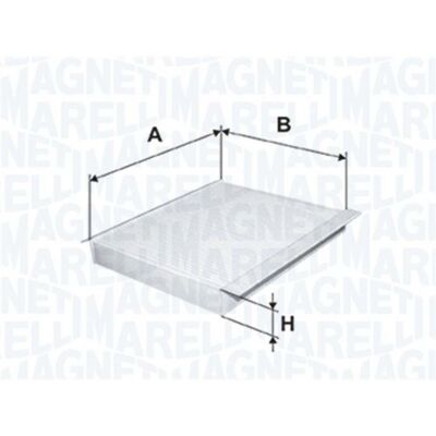 MAGNETI MARELLI - 350203063530 - Filtro de habitáculo MAGNETI MARELLI - 350203063530 - Filtro de habitáculo