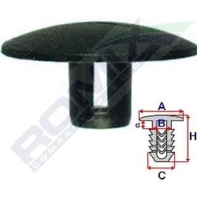 Romix ROM 10556 Pinza - 10 piezas Romix ROM 10556 Pinza - 10 piezas
