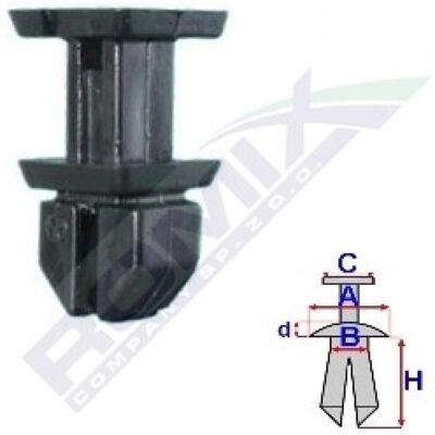 Clip de cable ROMIX - ROM 604201 - 10 piezas Clip de cable ROMIX - ROM 604201 - 10 piezas