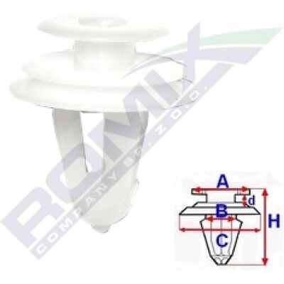 ROMIX ROM B24534 - Protectores de motor - 10 piezas ROMIX ROM B24534 - Protectores de motor - 10 piezas