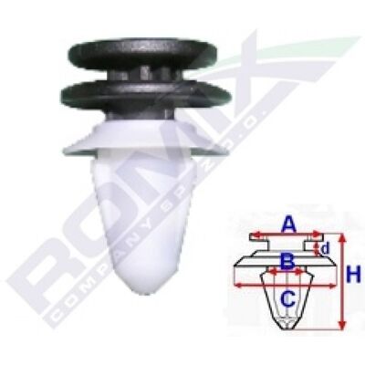 ROMIX C60353 - Clips y piezas de protección para VW & Seat ROMIX C60353 - Clips y piezas de protección para VW & Seat