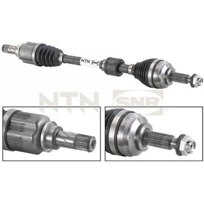 SNR - DK55.003 - Delantera Izquierda - Renault Clio 4 - Driveshaft SNR - DK55.003 - Delantera Izquierda - Renault Clio 4 - Driveshaft