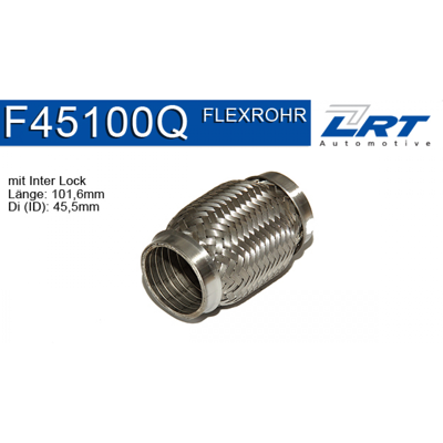 Tubo flexible de escape LRT F45100Q - Tipo de escape Tubo flexible de escape LRT F45100Q - Tipo de escape