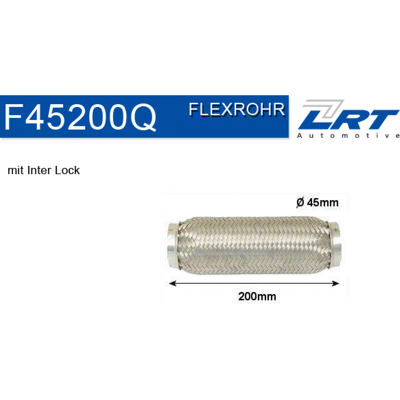 Tubo flexible de escape LRT F45200Q - Sistema de escape Tubo flexible de escape LRT F45200Q - Sistema de escape