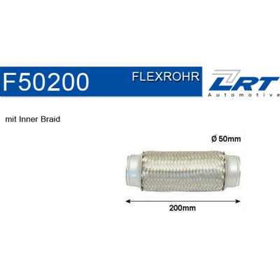 LRT F50200 Tubo flexible de escape - Tubo flexible de escape LRT F50200 Tubo flexible de escape - Tubo flexible de escape