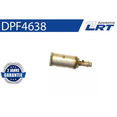 Filtro de Partículas Diésel LRT DPF4638 Euro 4 para Peugeot 307 Filtro de Partículas Diésel LRT DPF4638 Euro 4 para Peugeot 307