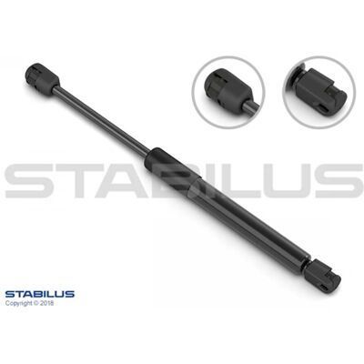 Amortiguador de gas Stabilus X-Klasse - Puerta, 200N Amortiguador de gas Stabilus X-Klasse - Puerta, 200N