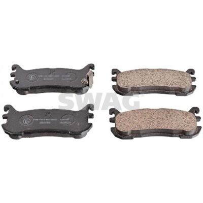 SWAG 33 10 5124 Juego de pastillas de freno traseras con indicador - Mazda MX-5 2 SWAG 33 10 5124 Juego de pastillas de freno traseras con indicador - Mazda MX-5 2