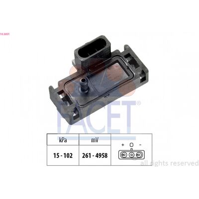 FACET 10.3001 Sensor de presión barométrica - Adaptación a la altitud FACET 10.3001 Sensor de presión barométrica - Adaptación a la altitud