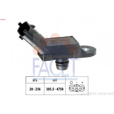 FACET 10.3055 Sensor de presión barométrica - Ajuste de altitud FACET 10.3055 Sensor de presión barométrica - Ajuste de altitud