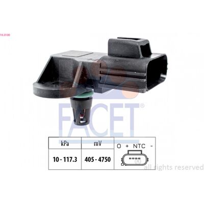 FACET 10.3100 - Sensor de presión - Barométrico, ajuste de altitud - Sensor de presión FACET 10.3100 - Sensor de presión - Barométrico, ajuste de altitud - Sensor de presión