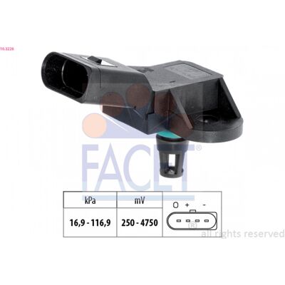 Sensor de presión A6 - Adaptación a la altitud - Equivalente OE Sensor de presión A6 - Adaptación a la altitud - Equivalente OE