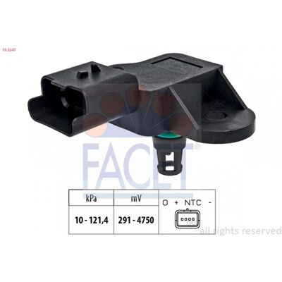 FACET 10.3347 Sensor de presión barométrica - Adaptación a la altitud FACET 10.3347 Sensor de presión barométrica - Adaptación a la altitud
