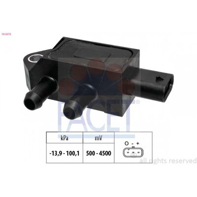 FACET 10.3372 Sensor de presión barométrica - Ajuste de altitud FACET 10.3372 Sensor de presión barométrica - Ajuste de altitud