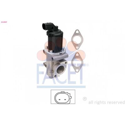 FACET 23.0047 Válvula EGR - Válvula de control del motor FACET 23.0047 Válvula EGR - Válvula de control del motor