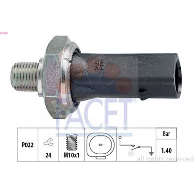 FACET 7.0135 Sensor de Presión de Aceite - Interruptor de Presión de Aceite FACET 7.0135 Sensor de Presión de Aceite - Interruptor de Presión de Aceite