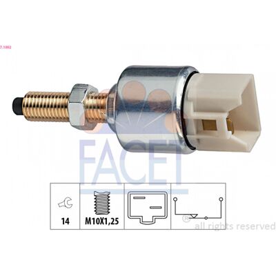 FACET Modelo 7.1092 - Interruptor de luz de freno FACET Modelo 7.1092 - Interruptor de luz de freno