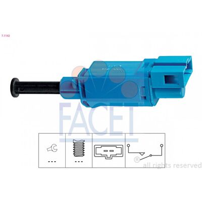 FACET Modelo - Interruptor de Luz de Freno - Mecánico, Italiano FACET Modelo - Interruptor de Luz de Freno - Mecánico, Italiano